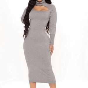 Brylee midi sweater dress FashionNova